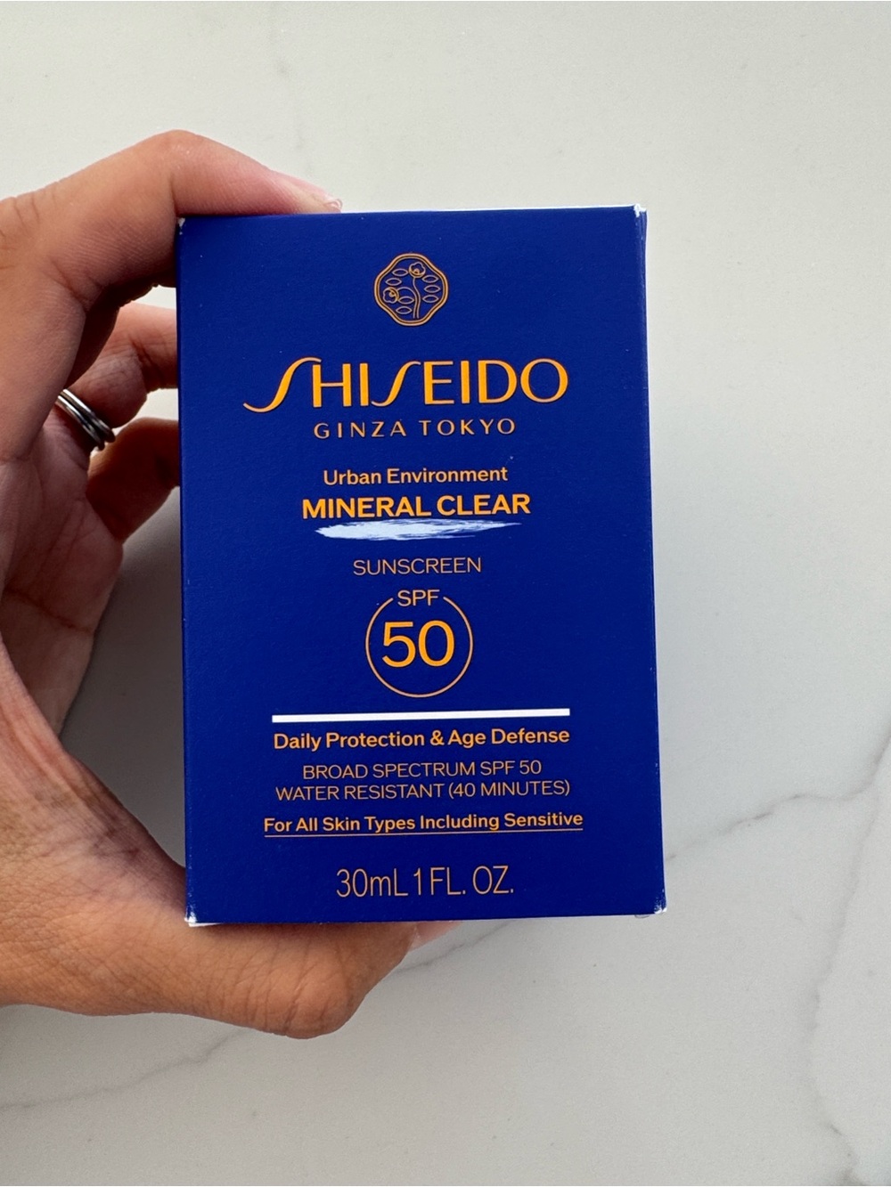 Brand new Shiseido Mineral Clear Sunscreen SPF 50